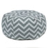 Handmade Contemporary Printed Cotton Pou 114 Pouf Chandra Rugs 1