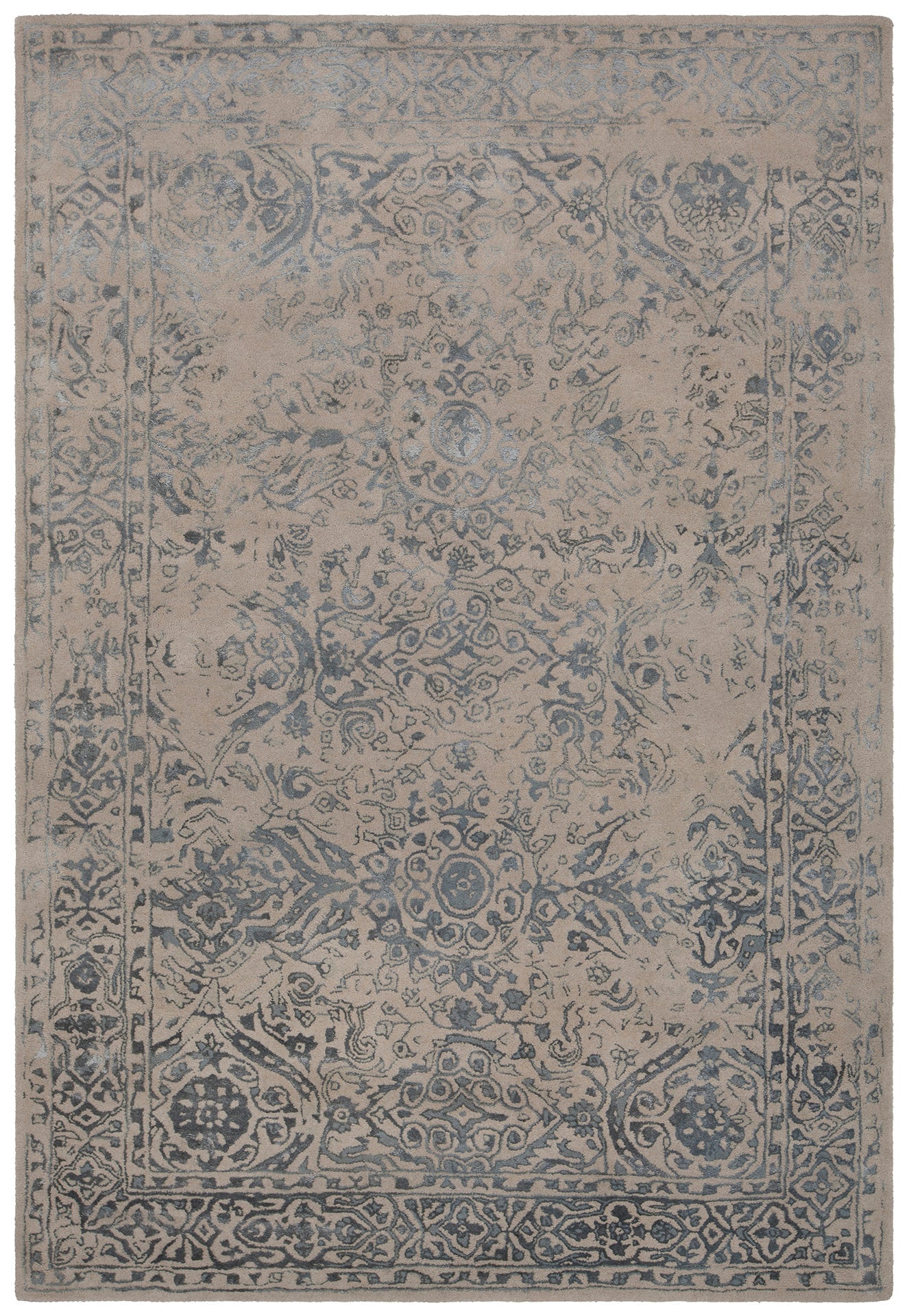 Zina Hand Tufted Traditional Zin 45701 Rug Chandra Rugs 1