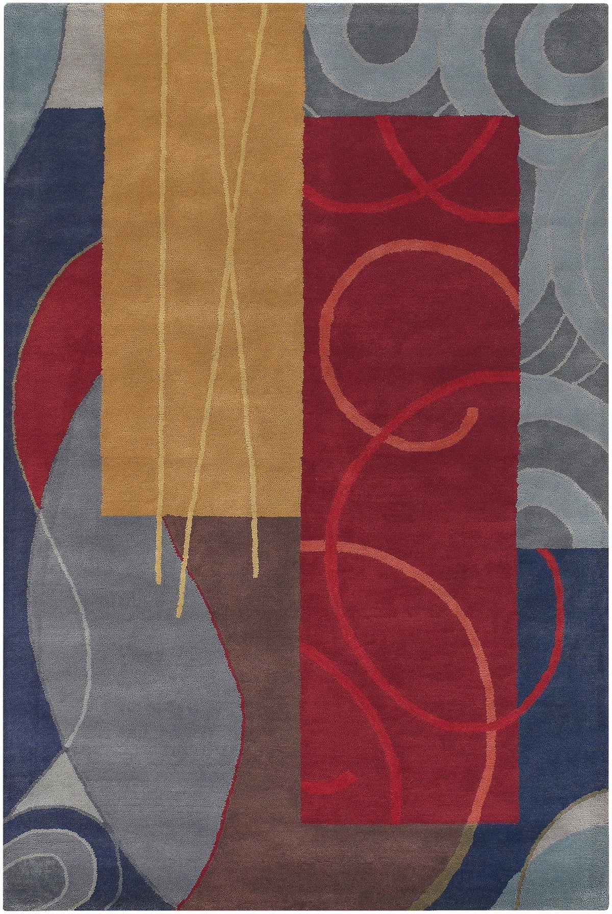 Bense Garza Hand Tufted Contemporary Ben 3015 Rug Chandra Rugs 1