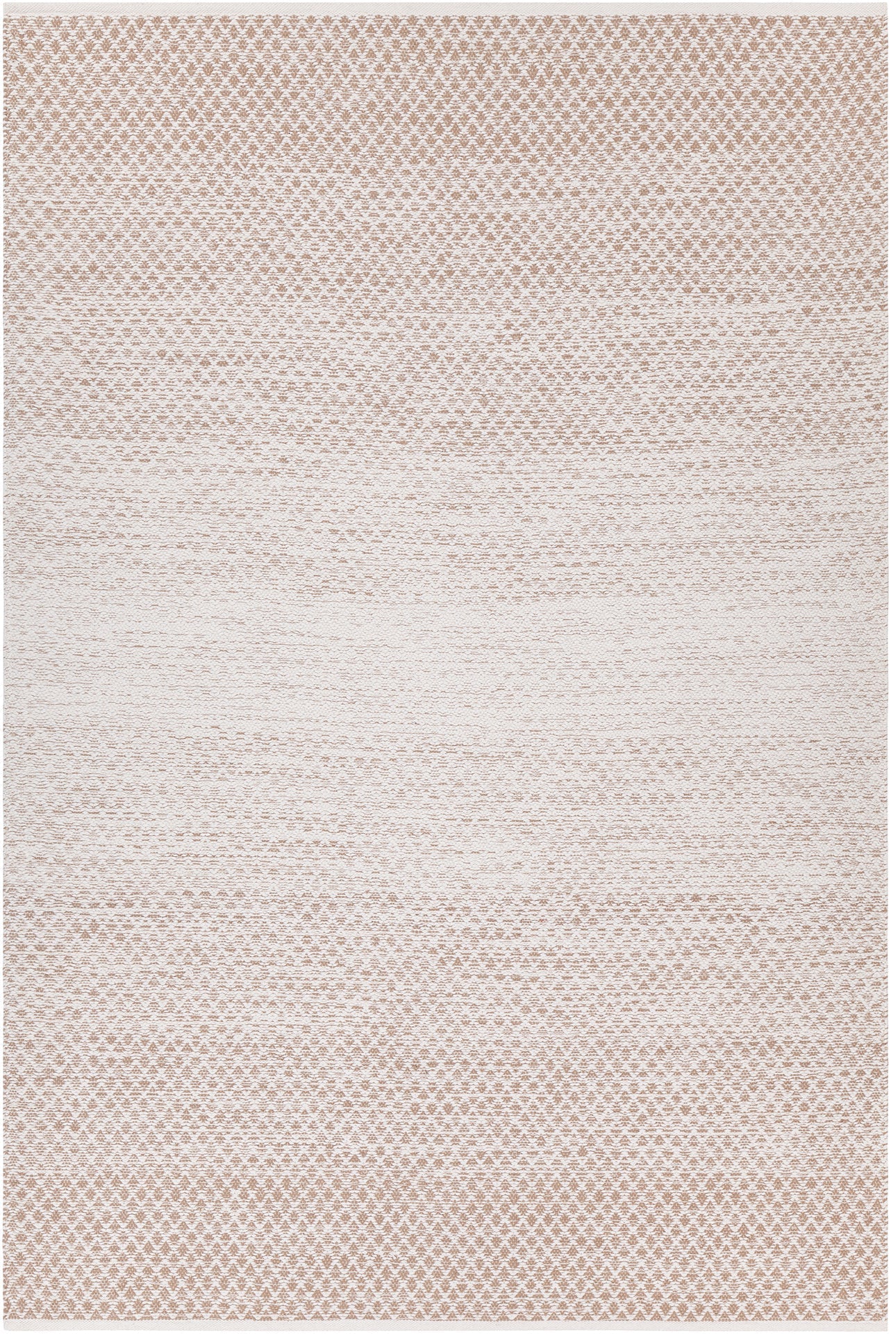Tanya Hand Woven Flatweave Cotton Tan 45933 Rug Chandra Rugs 1