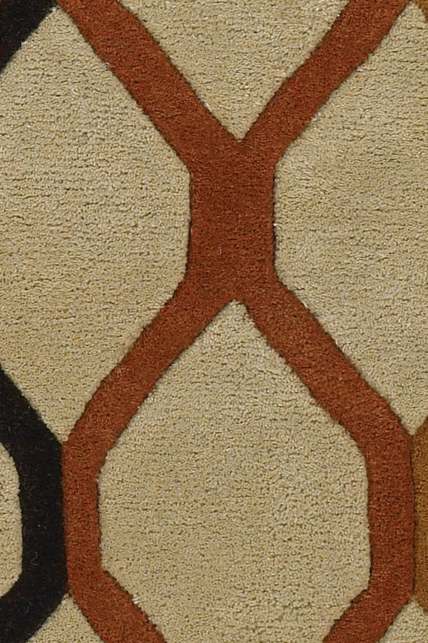 Rowe Hand Tufted Contemporary Row 11125 Rug Chandra Rugs 3