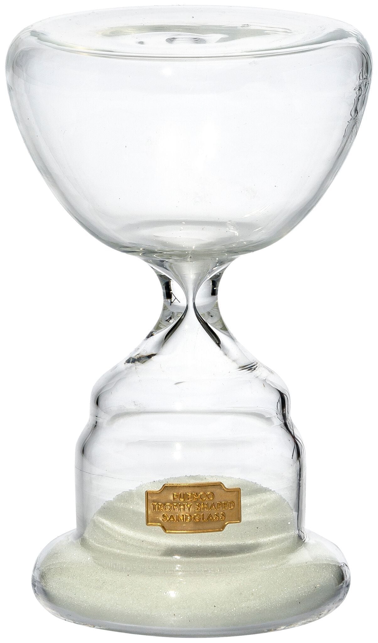 trophy shaped sandglass white no 3 design by puebco 4