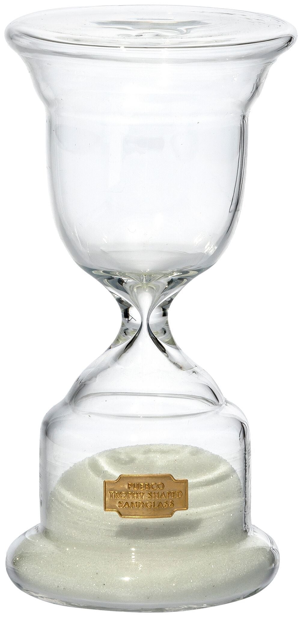 trophy shaped sandglass white no 2 design by puebco 1 1