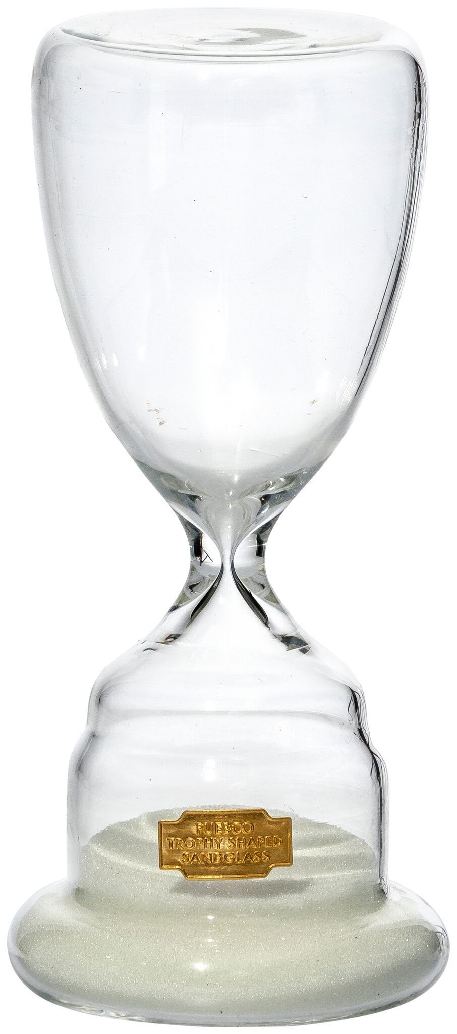 trophy shaped sandglass white no 2 design by puebco 1
