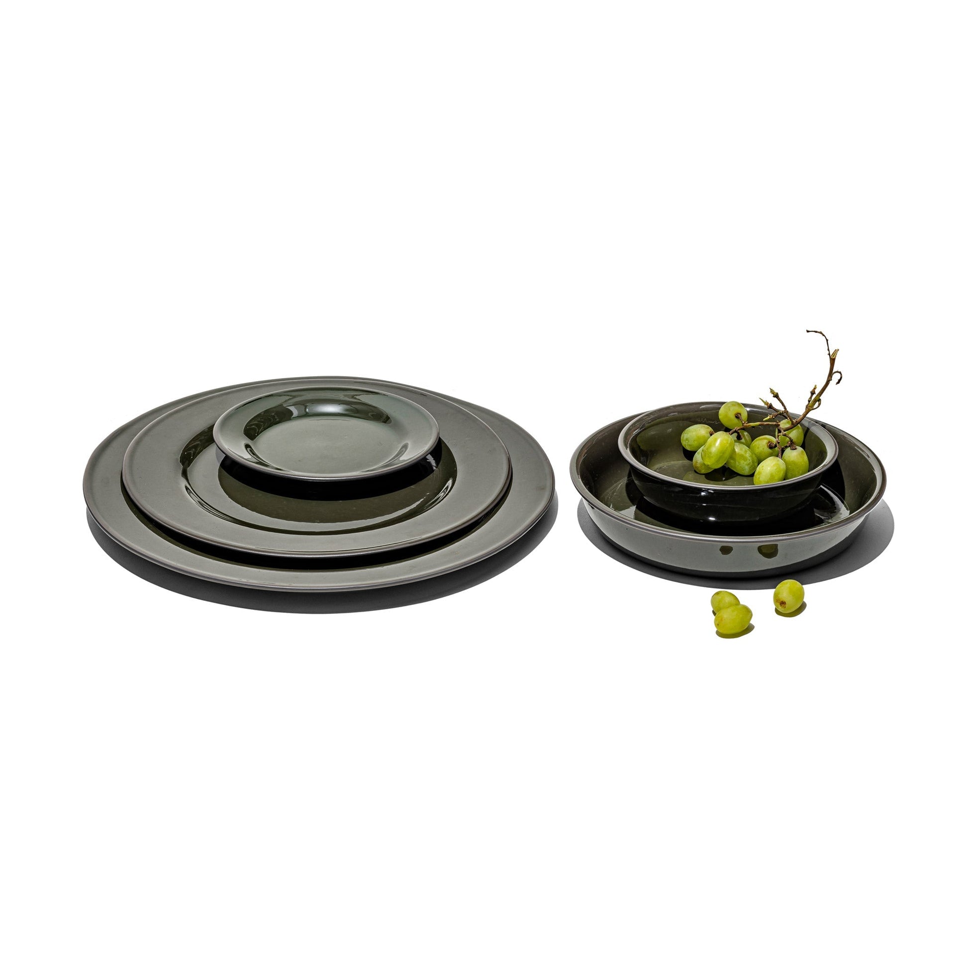 forest green dinnerware 3