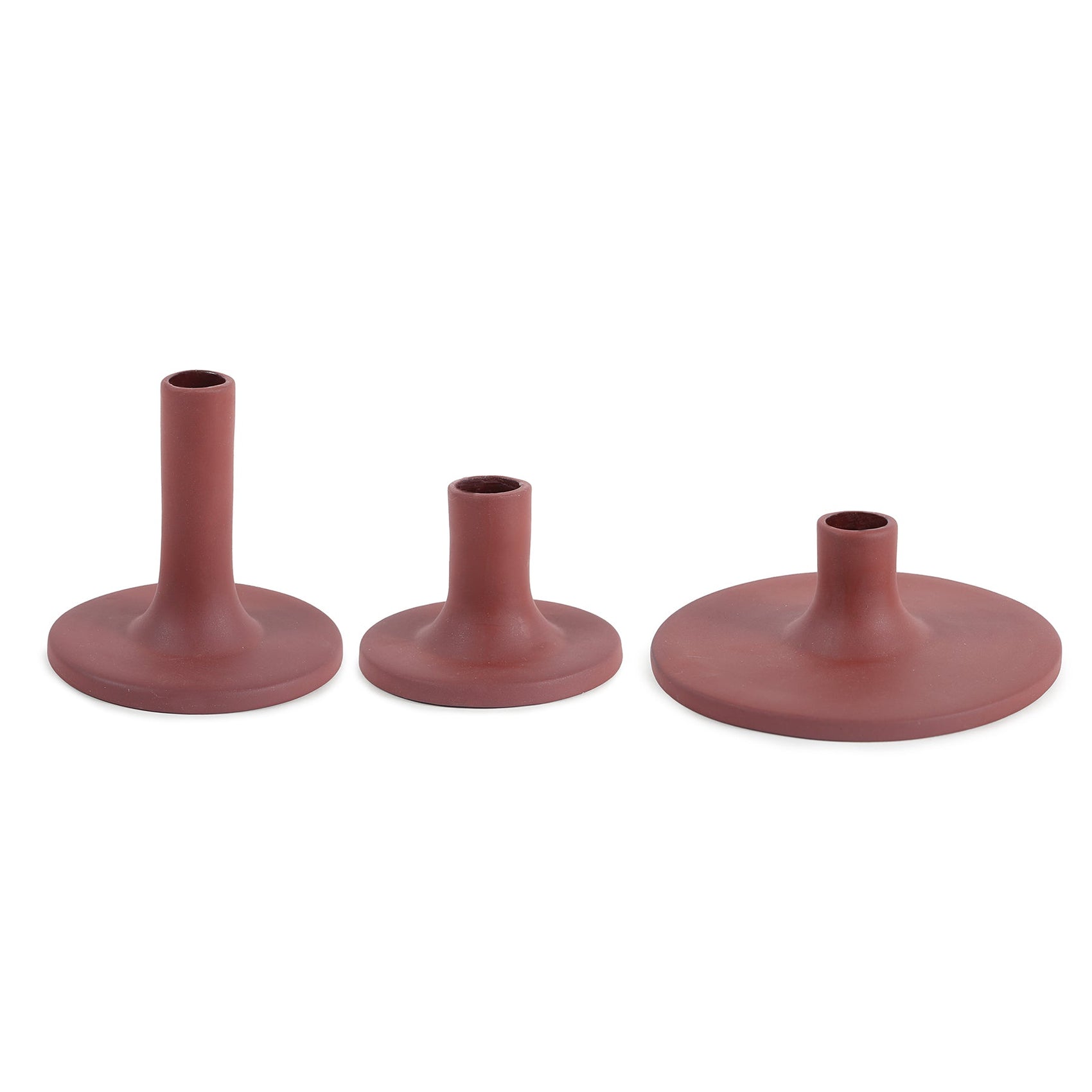Ceramic Taper Holder in Earth