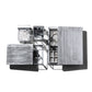 glass box w recycle steel lid pen stand 2