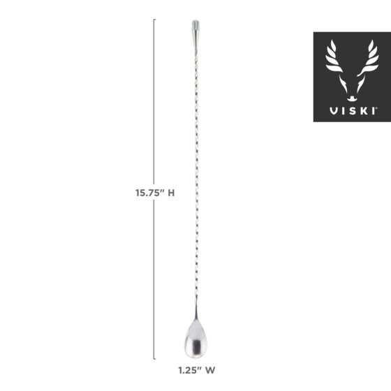stainless steel weighted barspoon 3