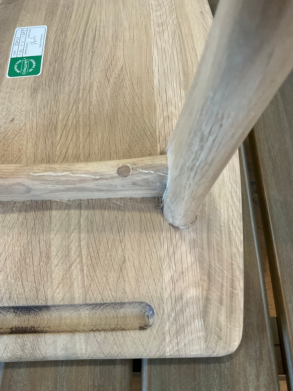 Oak Osso Bar Stool In Natural Oak Teg 53034 D 07212023 Open Box 6