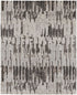 Kayden Abstract Gray/Charcoal Gray Rug - Open Box 1