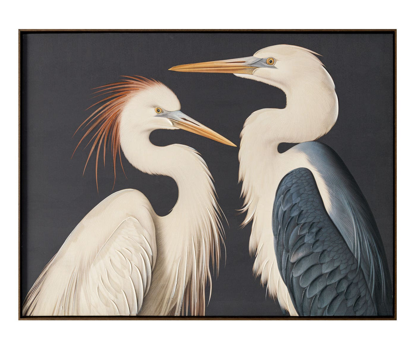 Two Cranes Framed Painting Moes Home Collection Mhc Jq 1043 37 2