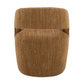 Barrow Performance Fabric Rolling Dining Chair Amber Glow 4
