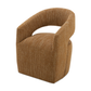 Barrow Performance Fabric Rolling Dining Chair Amber Glow 3