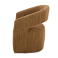 Barrow Performance Fabric Rolling Dining Chair Amber Glow 2