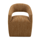 Barrow Performance Fabric Rolling Dining Chair Amber Glow 1