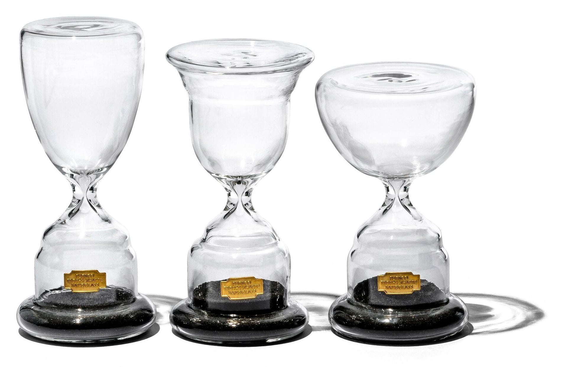 trophy shaped sandglass white no 1 design by puebco 2