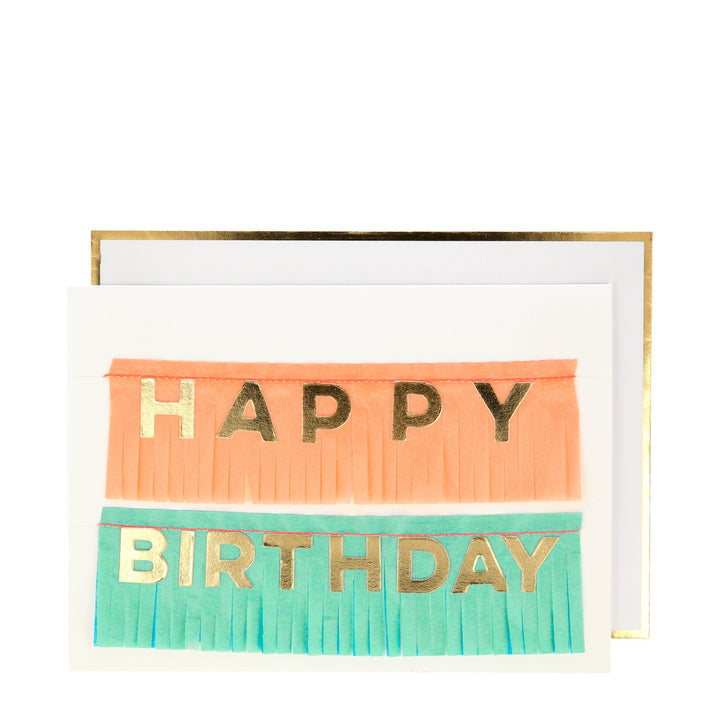 birthday fringe garland card by meri meri mm 202870 1