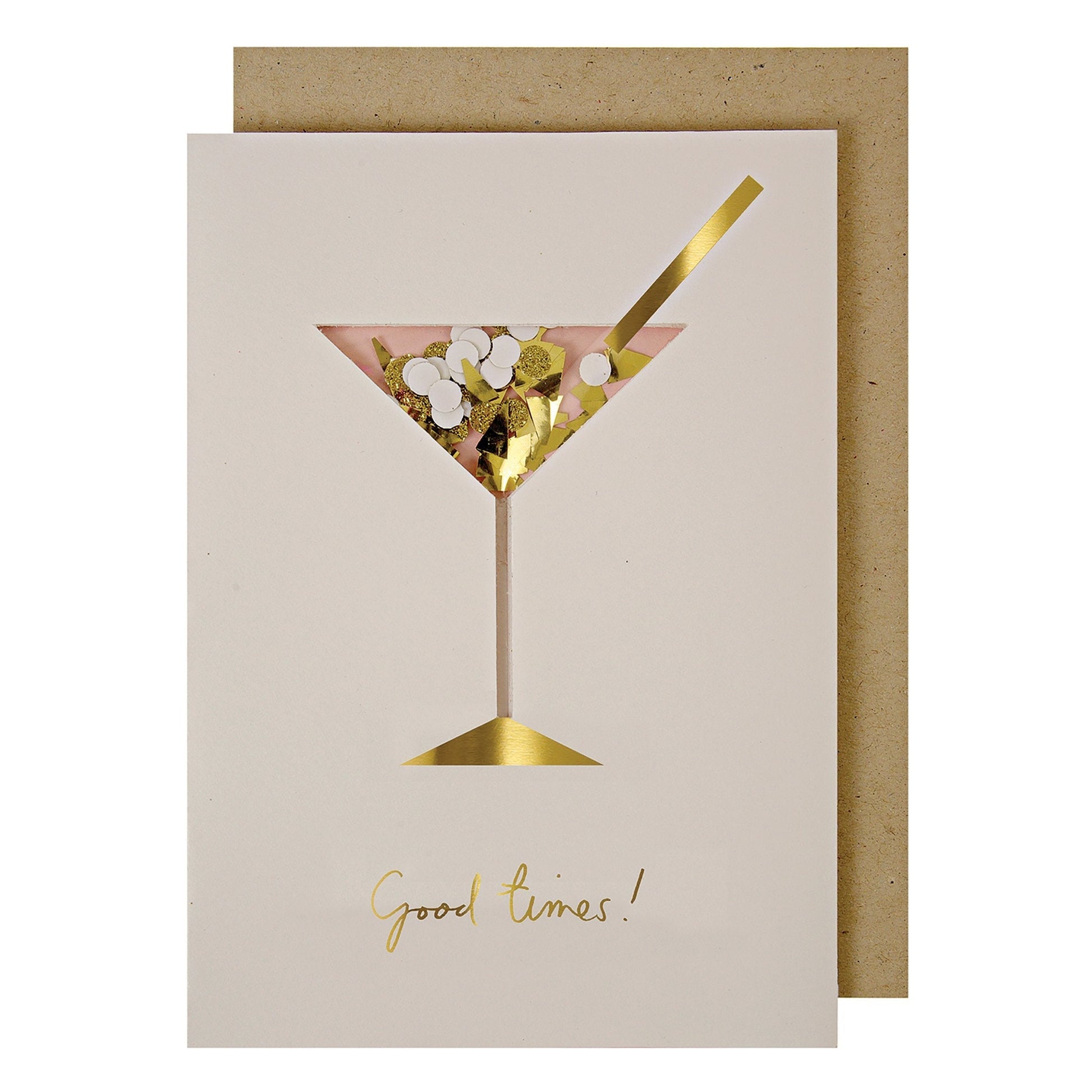 cocktail confetti shaker birthday card by meri meri mm 132625 1