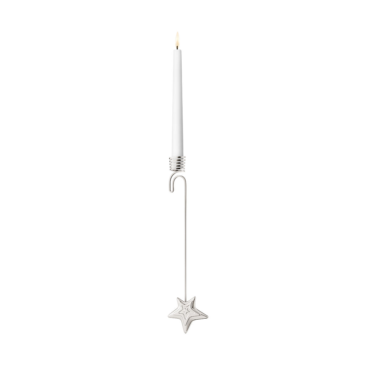 candle holder five point star palladium 1