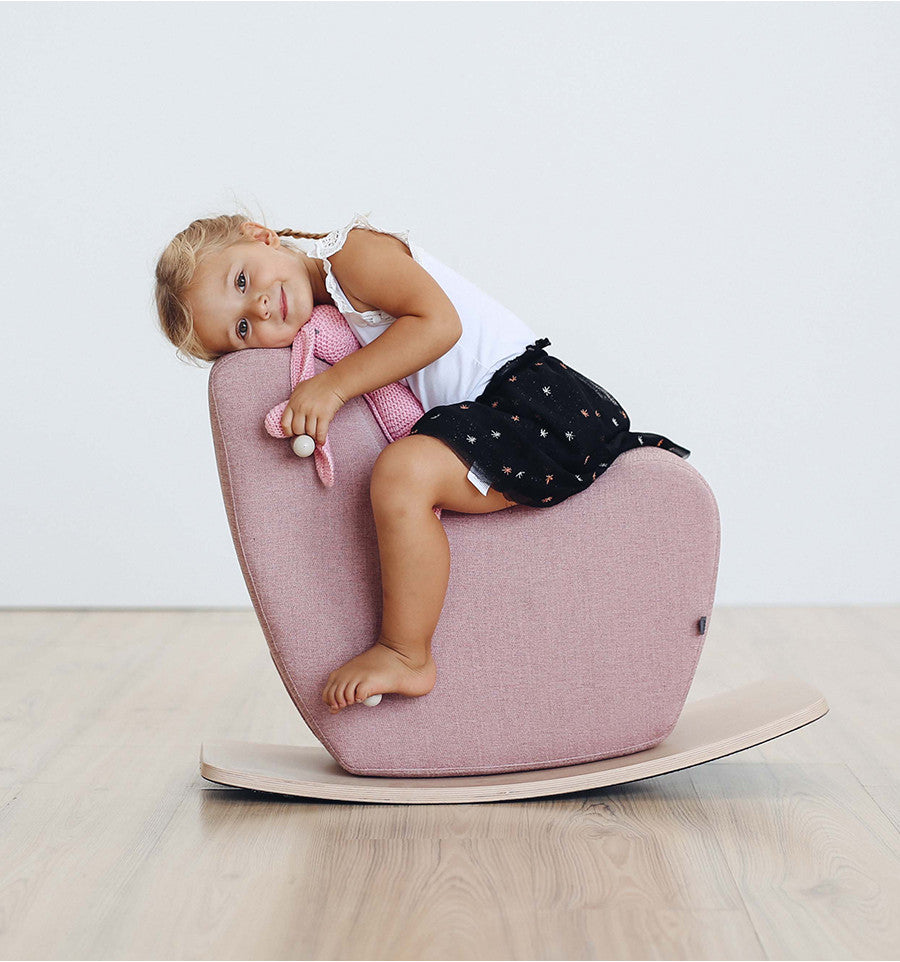 toddler rocking horse in pink 1