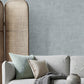 Italian Style Plain Texture Wallpaper in Blue