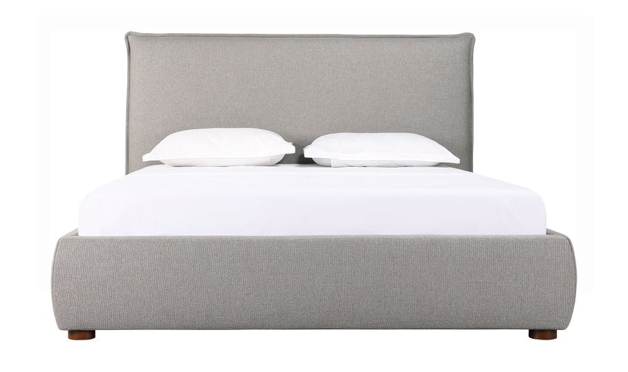 luzon queen bed light grey by Moe's Home Collection mhc rn 1129 40 25
