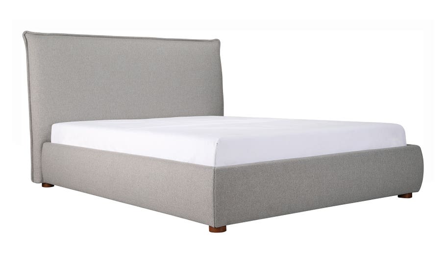 luzon queen bed light grey by Moe's Home Collection mhc rn 1129 40 28