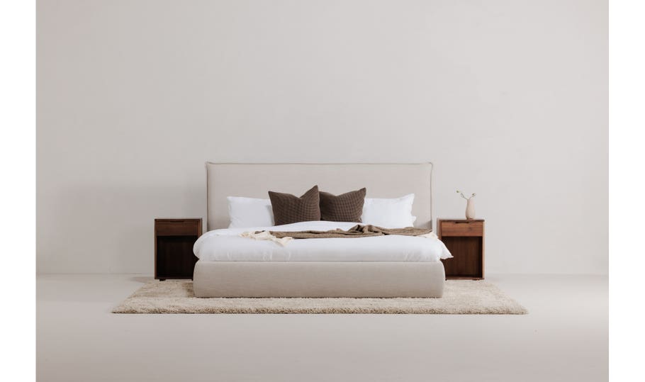 Luzon Queen Bed Light Grey By Moe's Home Collection Mhc Rn 1129 40 By Moe's Home Collection 41
