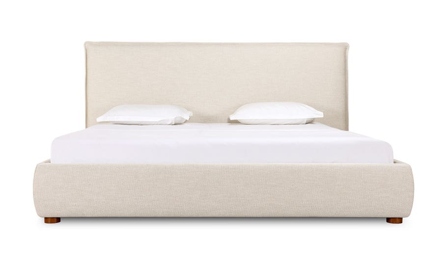 Luzon Queen Bed Light Grey By Moe's Home Collection Mhc Rn 1129 40 By Moe's Home Collection 5