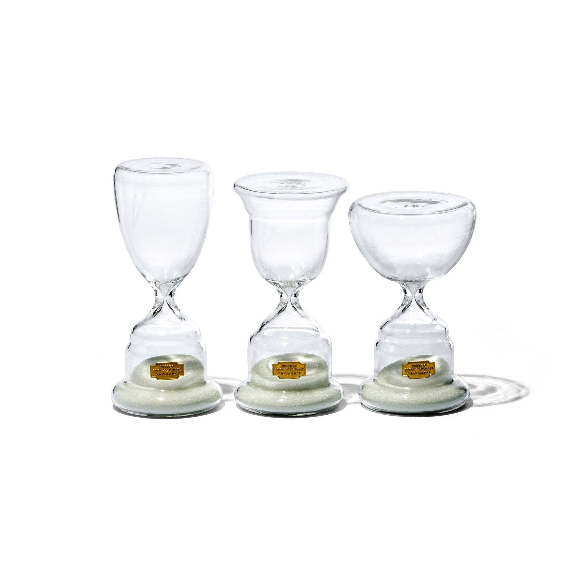 trophy shaped sandglass white no 2 design by puebco 3