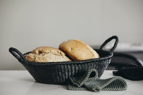 porto black basket in small 2