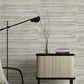 Italian Style Stripe Wallpaper in Silver Grey/Cream/Gold