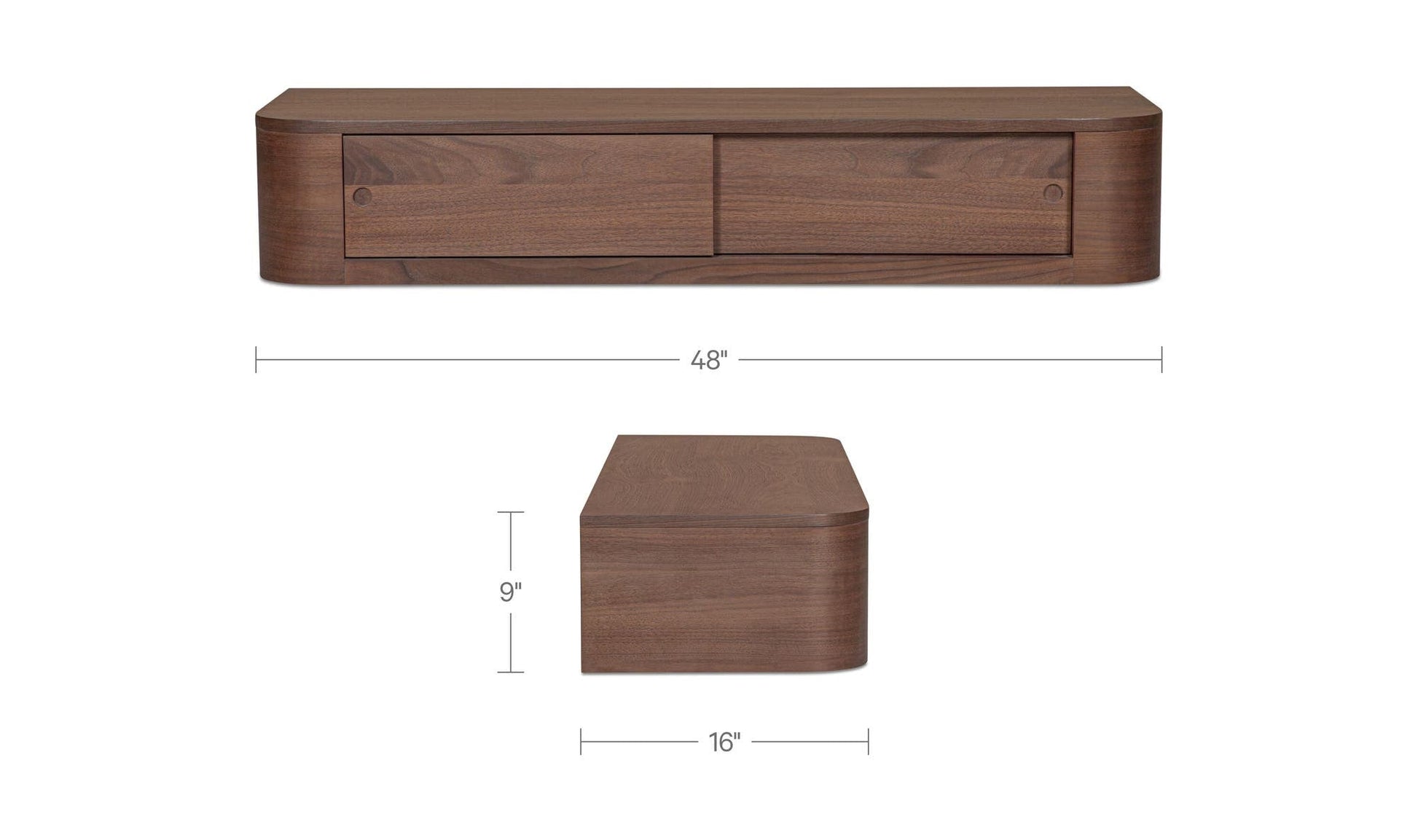 Round Off Floating Console Table Moes Home Collection Mhc Tu 1006 24 14