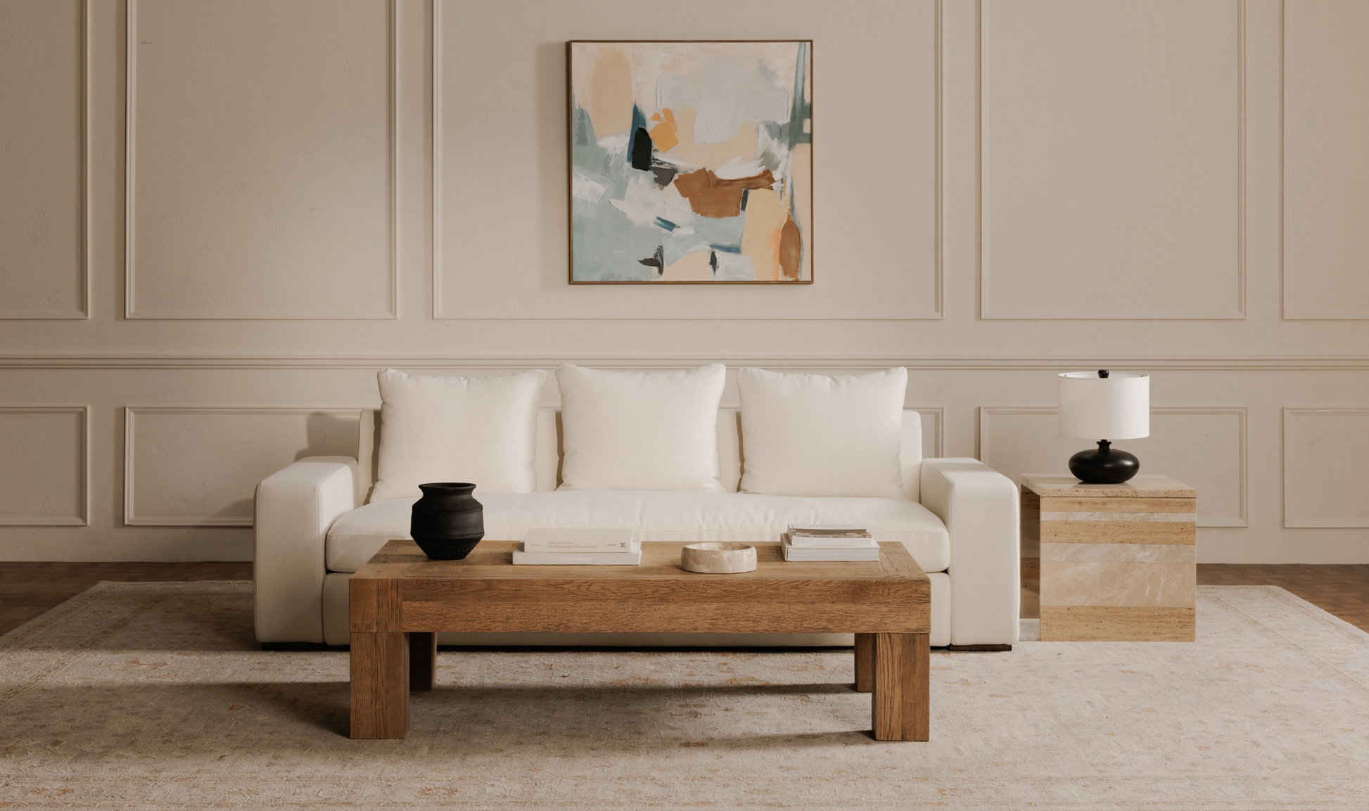 Evander Coffee Table - Rectangle - Natural 2