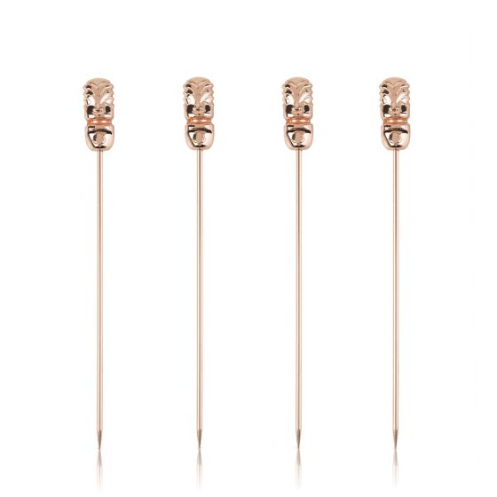 set of 4 tiki cocktail picks 1